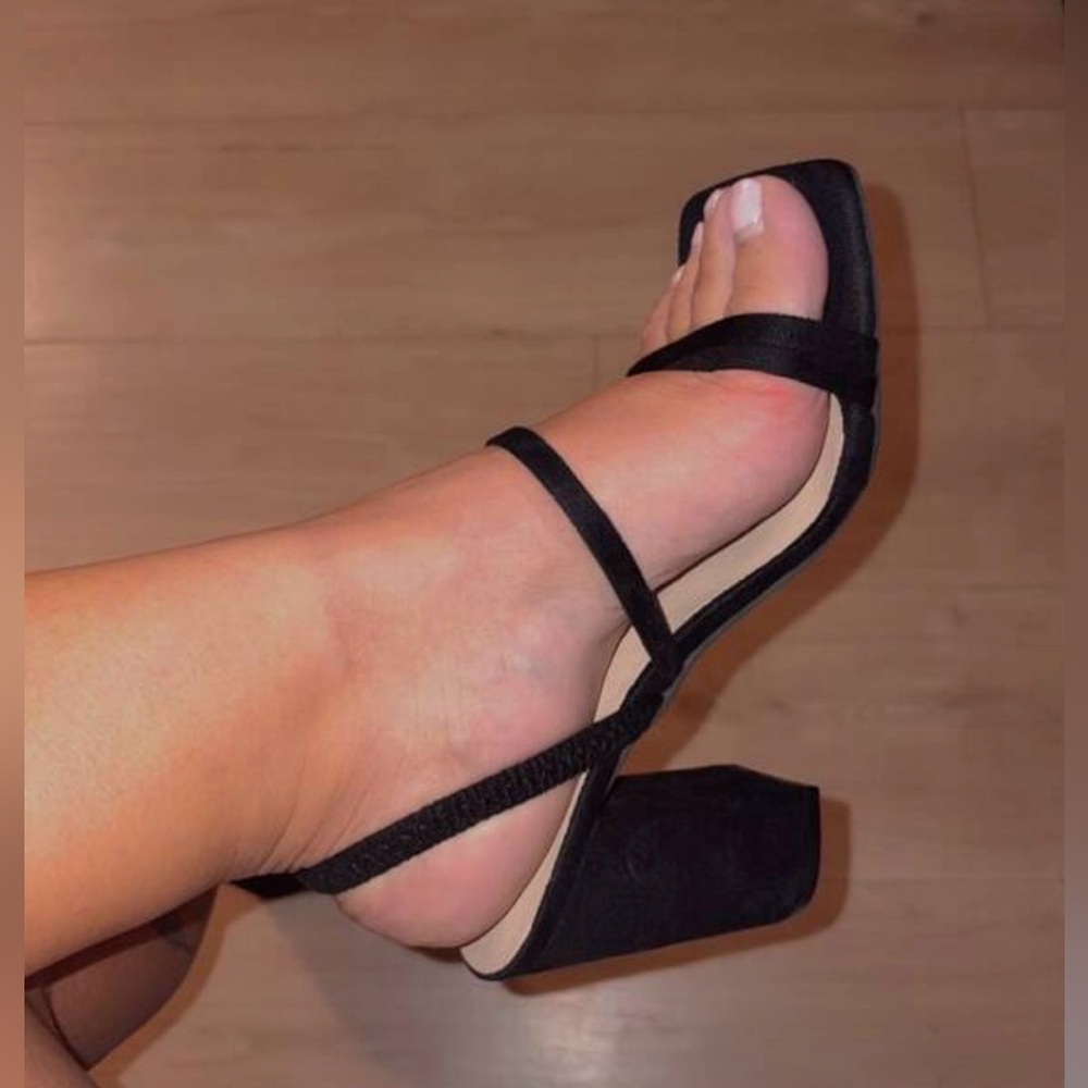 Black high heels